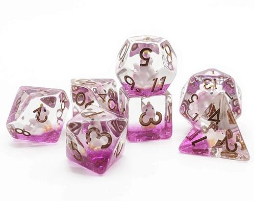 RPG Dice Set - Mystic Unicorn | Foam Brain Games -, Hobby en Vrije tijd, Gezelschapsspellen | Bordspellen, Nieuw, Verzenden