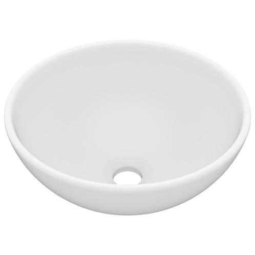 Wastafel 32,5cm Matwit Keramiek - Retourdeal - Topkwaliteit, Doe-het-zelf en Verbouw, Sanitair, Nieuw, Wastafel, Ophalen of Verzenden