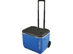 Coleman 60QT Performance Koelbox - Wielen - 56 Liter - Blauw, Caravans en Kamperen, Koelboxen, Verzenden, Zo goed als nieuw