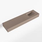 MONDIAZ LEX Smoke vrijhangende solid surface wastafel 120cm., Ophalen of Verzenden, Nieuw, Overige typen
