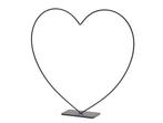 Frame metalen hart op voet +/- 25 cm zwart staand metal, Nieuw, Ophalen of Verzenden
