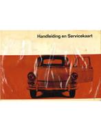 1967 VOLKSWAGEN 1600 INSTRUCTIEBOEK NEDERLANDS, Auto diversen, Handleidingen en Instructieboekjes