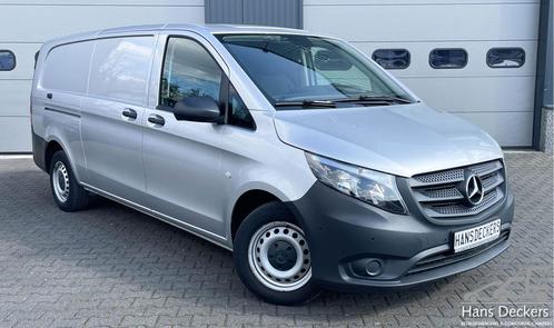 Zakelijke Lease |  Mercedes-Benz Vito 116 163PK L3 Airco NAV, Auto's, Bestelauto's, Dealer onderhouden, Lease, Zwart, Handgeschakeld