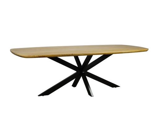 Eettafel Colorado Deens ovaal mangohout 280x110 cm, Huis en Inrichting, Tafels | Eettafels, Nieuw, Ophalen of Verzenden