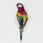 Broche - 14 karaat Geel goud - 4.12ct. tw. Robijn - Diamant, Sieraden, Tassen en Uiterlijk, Antieke sieraden