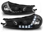 Koplampen Ford Mondeo 96-00 LED Devil Eyes DRL look zwart, Ophalen of Verzenden, Nieuw