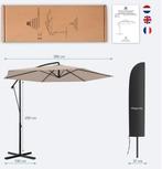 2dekans | LifeGoods Zweefparasol - tot 8 Personen - Ø300cm -, Ophalen of Verzenden, Zo goed als nieuw