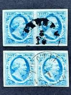 Nederland 1852 - Koning Willem III, 5 cent Plaat I in, Gestempeld