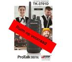 Kenwood TK-3701D digitale licentievrije portofoon  voorraad, Telecommunicatie, Portofoons en Walkie-talkies, Met broekklem, Nieuw