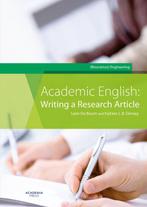 9789401473798 Academic English: Writing a research article, Boeken, Verzenden, Nieuw, Leen de Boom