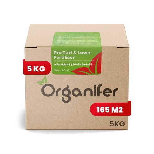 Pro Turf & Gazon Meststof - Gefaseerde Afgifte (5 kg – voor, Tuin en Terras, Aarde en Mest, Mest, Verzenden