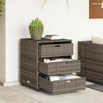 vidaXL Tuinkast 55x59x69 cm poly rattan grijs, Tuin en Terras, Verzenden, Nieuw