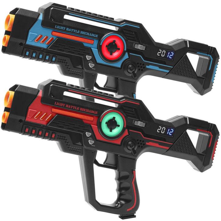 Lasergame set kopen - 2 Light Battle Recharge StarShooters, Kinderen en Baby's, Speelgoed | Buiten | Actiespeelgoed, Nieuw, Ophalen of Verzenden