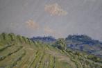 Chris van Dijk (1952) - Impressionist  Vignobles près de, Antiek en Kunst, Kunst | Schilderijen | Klassiek