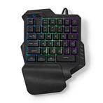 Gaming toetsenbord | Nedis (Enkelhandig, USB, RGB), Verzenden, Nieuw