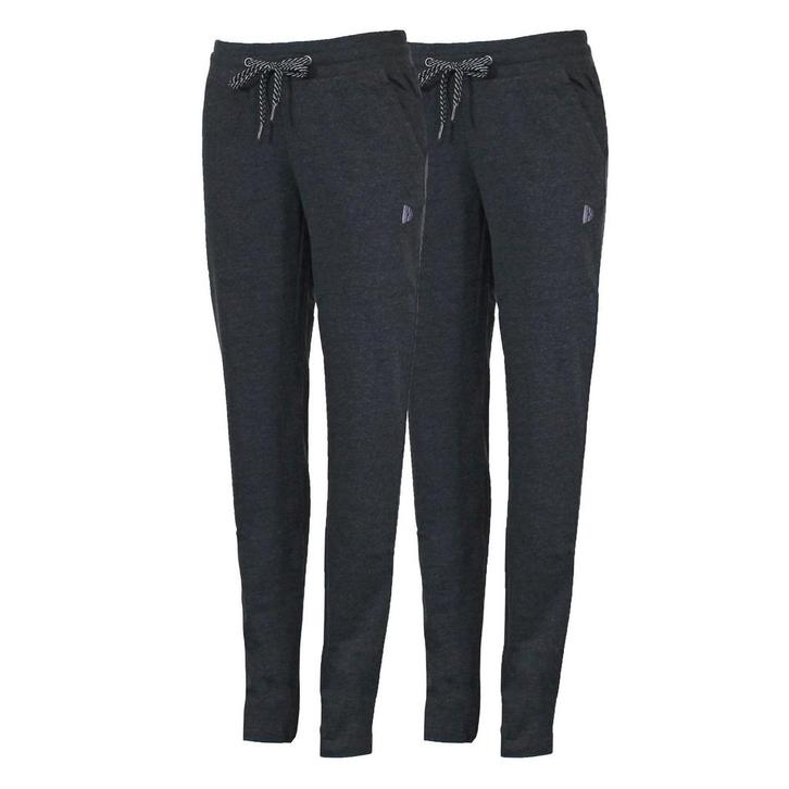 Donnay Donnay Dames - 2-Pack -Joggingbroek rechte pijp Lily, Kleding | Dames, Broeken en Pantalons, Nieuw, Verzenden
