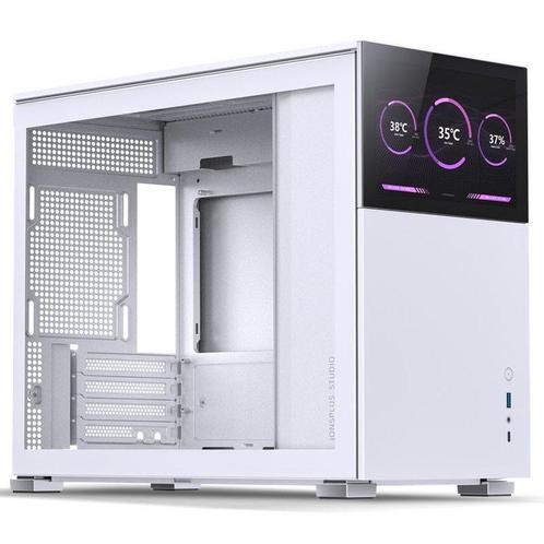 JONSBO D31 Screen mATX, Tempered Glass, Wit, Computers en Software, Computerbehuizingen, Verzenden