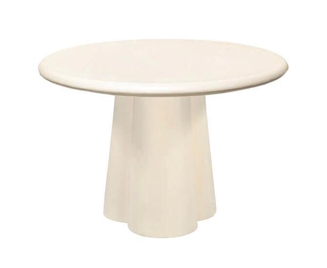Ronde Beige Eettafel Brix Clubs Sandy – 130 cm | Beton Cir, Huis en Inrichting, Tafels | Eettafels, Ophalen