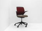 Vergaderstoel Steelcase Cobi - zitting bruin - rug bordeaux, Ophalen of Verzenden, Gebruikt, Overige typen
