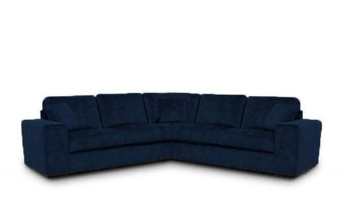 Hoekbankstel Berlicum - hoekbanken - Blauw, Huis en Inrichting, Banken | Sofa's en Chaises Longues, Nieuw, Stof
