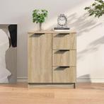 vidaXL Dressoir 60x30x70 cm bewerkt hout sonoma eikenkleurig, Huis en Inrichting, Verzenden, Nieuw, 50 tot 100 cm, 25 tot 50 cm