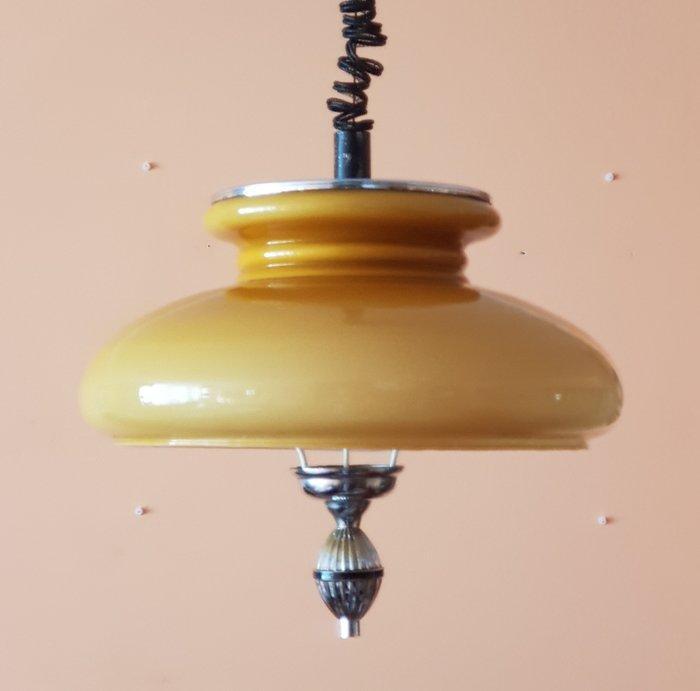 Fratelli Giannelli - Plafondlamp - Glas, Metaal, Antiek en Kunst, Curiosa en Brocante