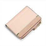 ZILOU Rits portemonnee Compact Roze [TIP!], Verzenden, Nieuw, Roze, Overige merken