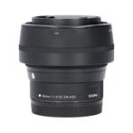 Sigma 56mm f/1.4 DC DN Contemporary (Canon M M met garantie, Ophalen of Verzenden, Gebruikt