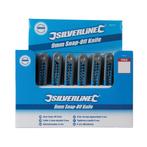 Silverline Afbreekmes - Zelf-vergrendelend - 9 mm - 48 st..., Ophalen of Verzenden, Nieuw