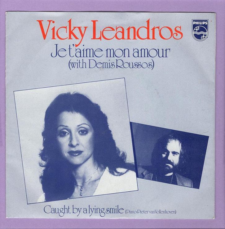 Vicky Leandros, Demis Roussos – Je Taime Mon Amour / C..., Cd's en Dvd's, Vinyl Singles, Verzenden