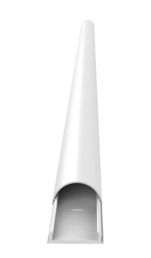 Aluminium kabelgoot Wit | Breedte 33 mm | Lengte 1100 mm, Audio, Tv en Foto, Televisie-accessoires, Nieuw, Verzenden