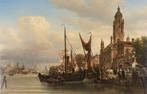 Elias Pieter van Bommel (1819-1890) - Ships in port