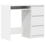 Bureau Bewerkt Hout - Super Deal! OP = OP!, Huis en Inrichting, Bureaus, Ophalen of Verzenden, Nieuw, Bureau