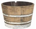 Houten Kuipen | Bloembakken | voor Olijfboom | Fruitboom, Ophalen of Verzenden, Nieuw, Rond, Balkon