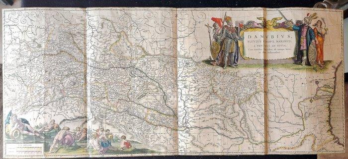 Europa - Europa; Willem Bleau - Danubius fluvius Europae, Boeken, Atlassen en Landkaarten