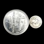 Portugal. 2 Silver (1x 1000 Escudos + 1x 2.50 Escudos) Coins