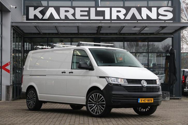 Volkswagen Transporter 2.0 TDI 150, Auto's, Bestelauto's, Lease, Grijs, Automaat, Wit, Gebruikt, Volkswagen, Financial lease, Stof