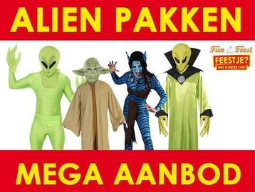 Alien kostuums - Mega aabod Alien carnavalskleding