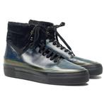 SILVANO LATTANZI - Horse leather High-Top Sneaker Patina -, Nieuw