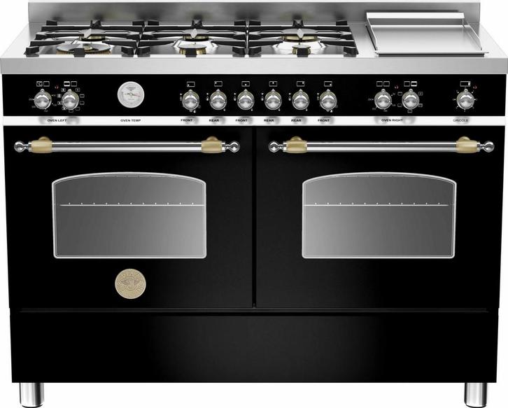 BERTAZZONI HER1206GMFEDNET Fornuis 120 cm5924.50, Witgoed en Apparatuur, Fornuizen, Vrijstaand, Nieuw, Energieklasse A of zuiniger