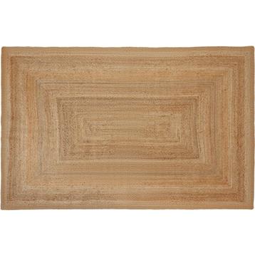 Handgeweven vloerkleed Glim van jute, boho-stijl - 200 x 290 beschikbaar voor biedingen