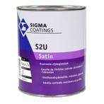 Sigma S2U Satin - Kras en slijtvast - ONGEVEER RAL 7021 -..., Overige kleuren, Nieuw, Ophalen of Verzenden, Verf