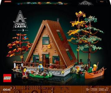 LEGO Ideas A-Frame Boshut Modelbouw Set - 21338 (Nieuw)