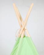 Design wigwam voor kinderkamer - groene tipi tent met gew..., Ophalen of Verzenden, Nieuw