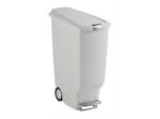 Simplehuman Slimline Prullenbak - 40 l - Plastic - Wit, Verzenden, Zo goed als nieuw