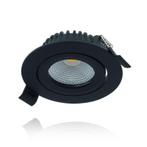 LED inbouwspot Varda Zwart 5W 420lm 60º 2700K IP44 | zaag.., Ophalen of Verzenden, Nieuw