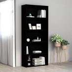 vidaXL Boekenkast met 5 schappen 80x30x189 cm bewerkt hout, Huis en Inrichting, Kasten | Boekenkasten, Verzenden, Nieuw, 50 tot 100 cm