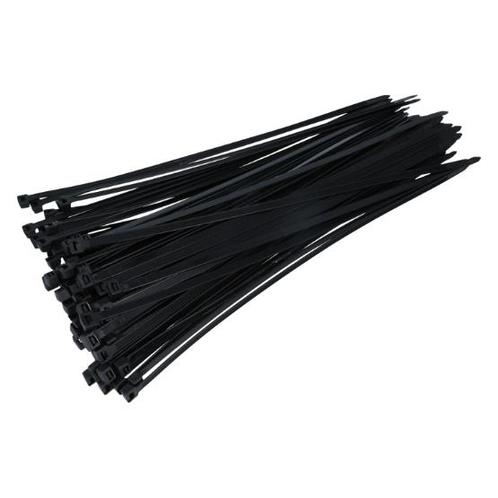 100 bundelbandjes nylon zwart 7,6 x 400 mm, Doe-het-zelf en Verbouw, IJzerwaren en Bevestigingsmiddelen, Verzenden