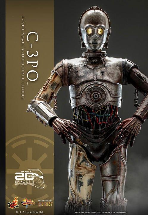 C-3PO 1:6 Scale Figure - Hot Toys - Star Wars: Attack of the, Verzamelen, Beelden en Beeldjes, Ophalen of Verzenden