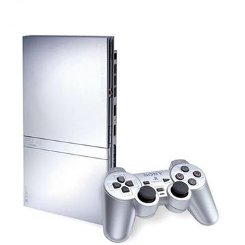 PS2 slimline console zilver beschikbaar voor biedingen